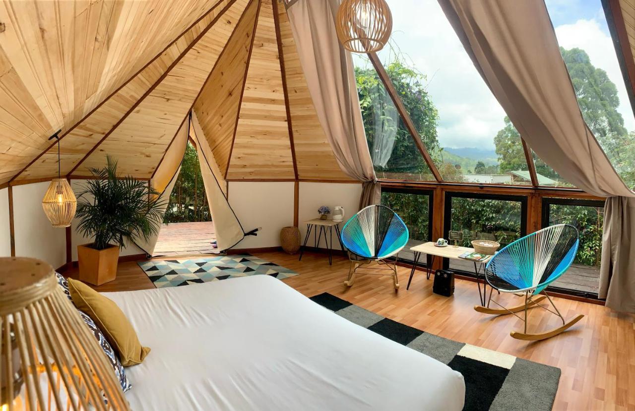 Glamping Lumbre Villa Salento Bagian luar foto