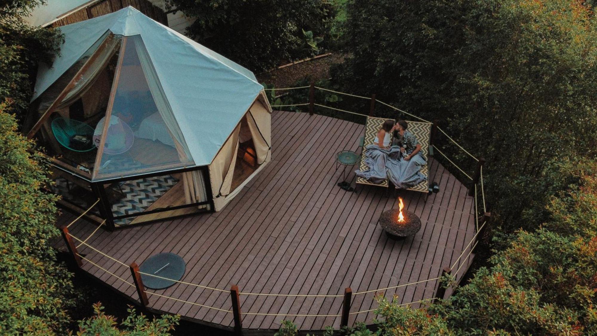 Glamping Lumbre Villa Salento Bagian luar foto